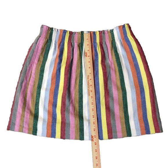 J Crew Striped Skirt Womens 12 Used - Picture 12 of 16